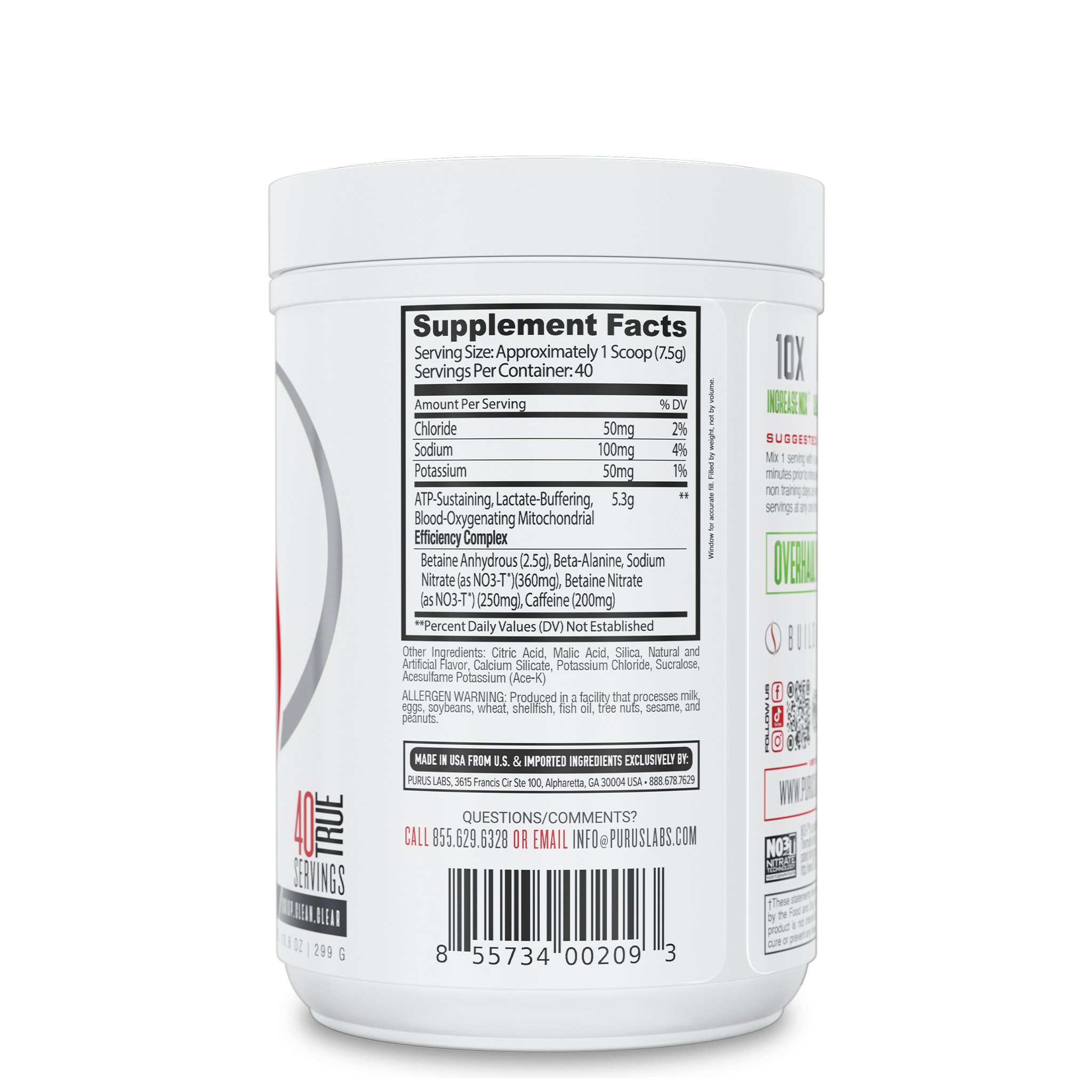 ConDense Pre Workout Supplement Purus Labs