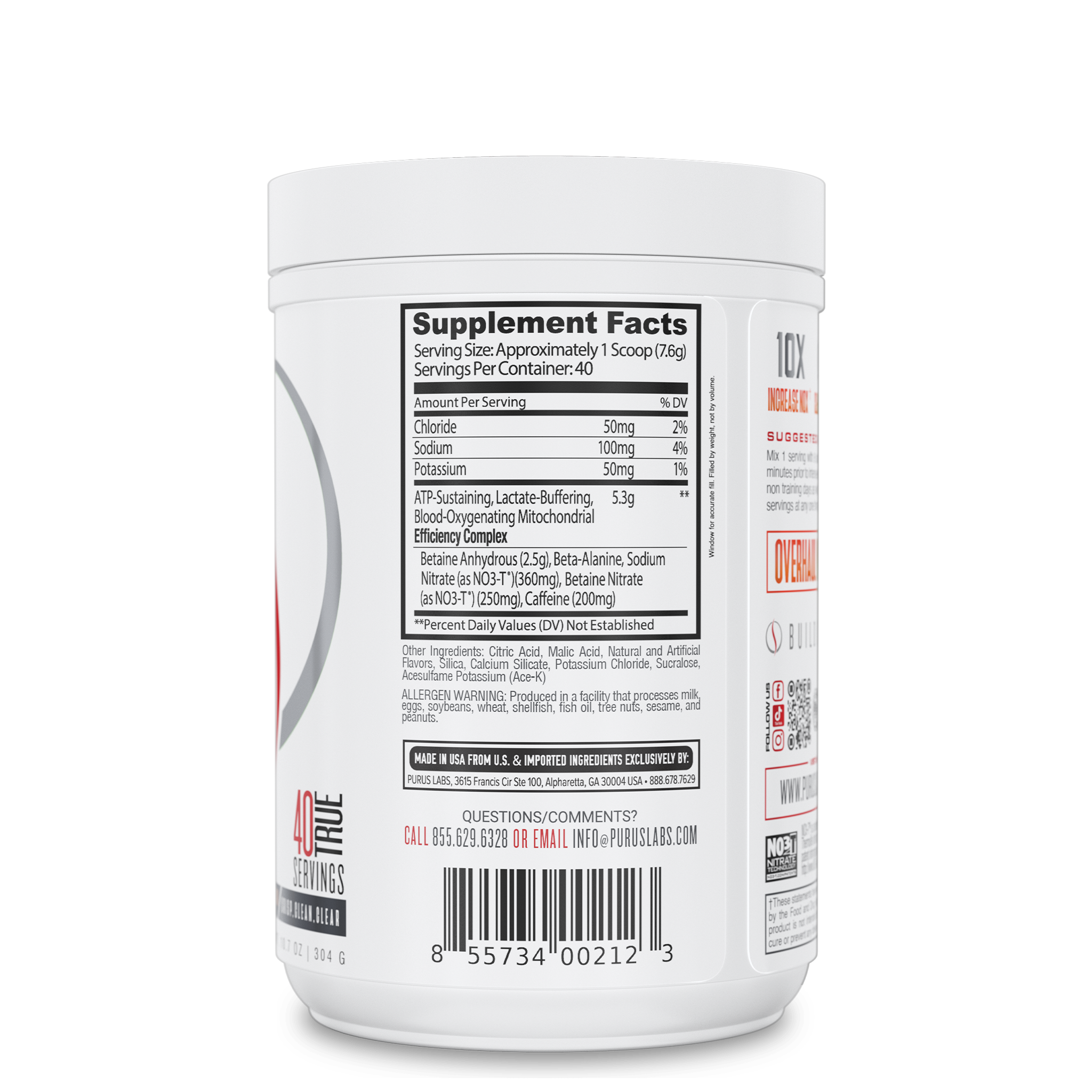 ConDense Pre Workout Supplement Purus Labs