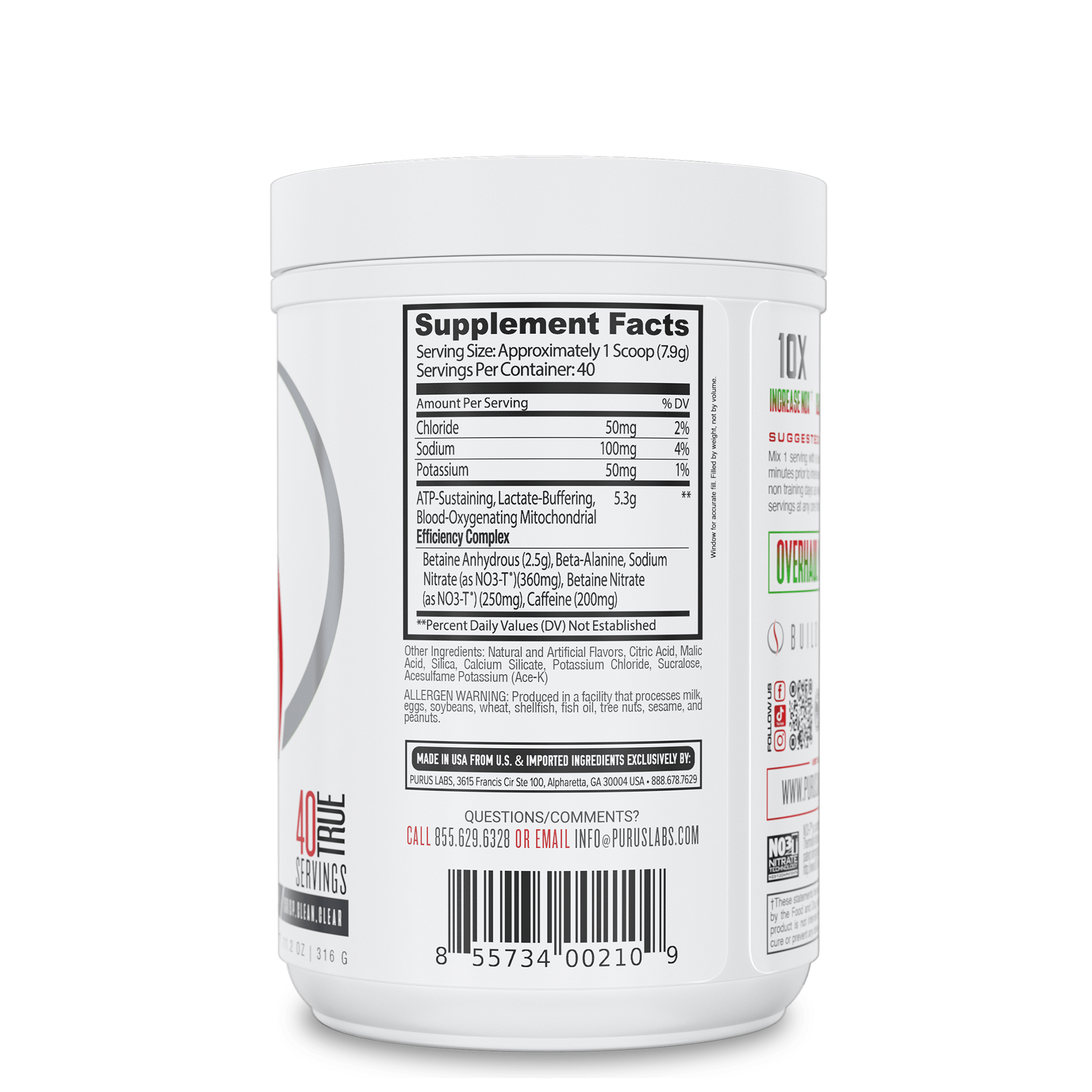 ConDense Pre Workout Supplement Purus Labs