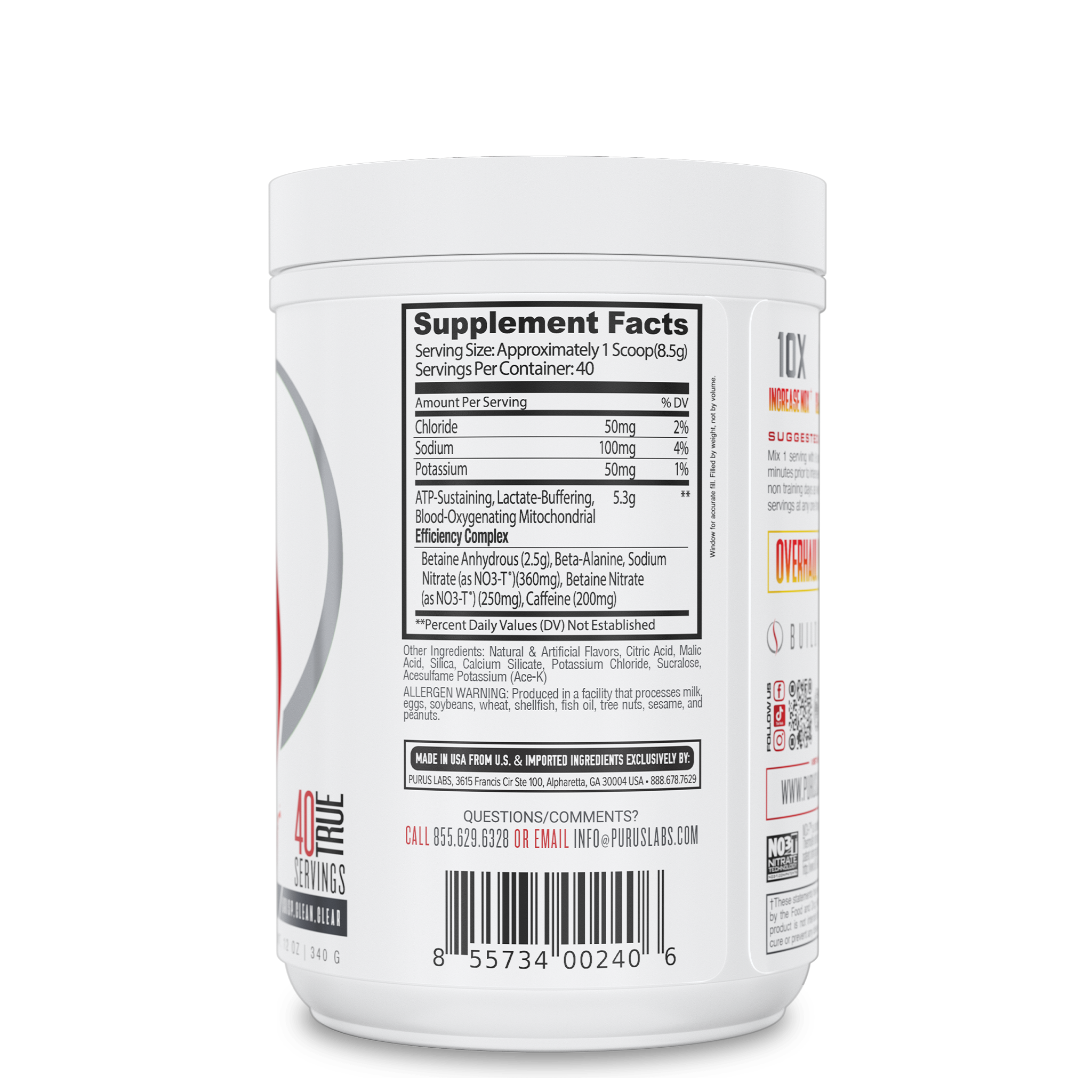 ConDense Pre Workout Supplement Purus Labs