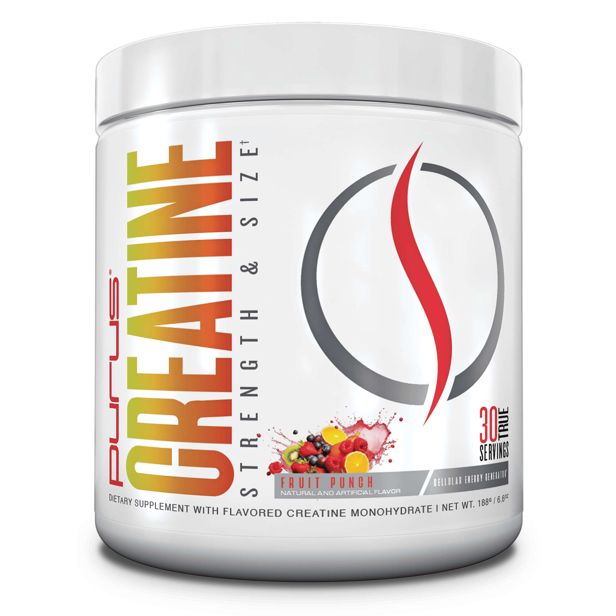 Creatine Supplement Purus Labs 30 Serving - Fruit Punch