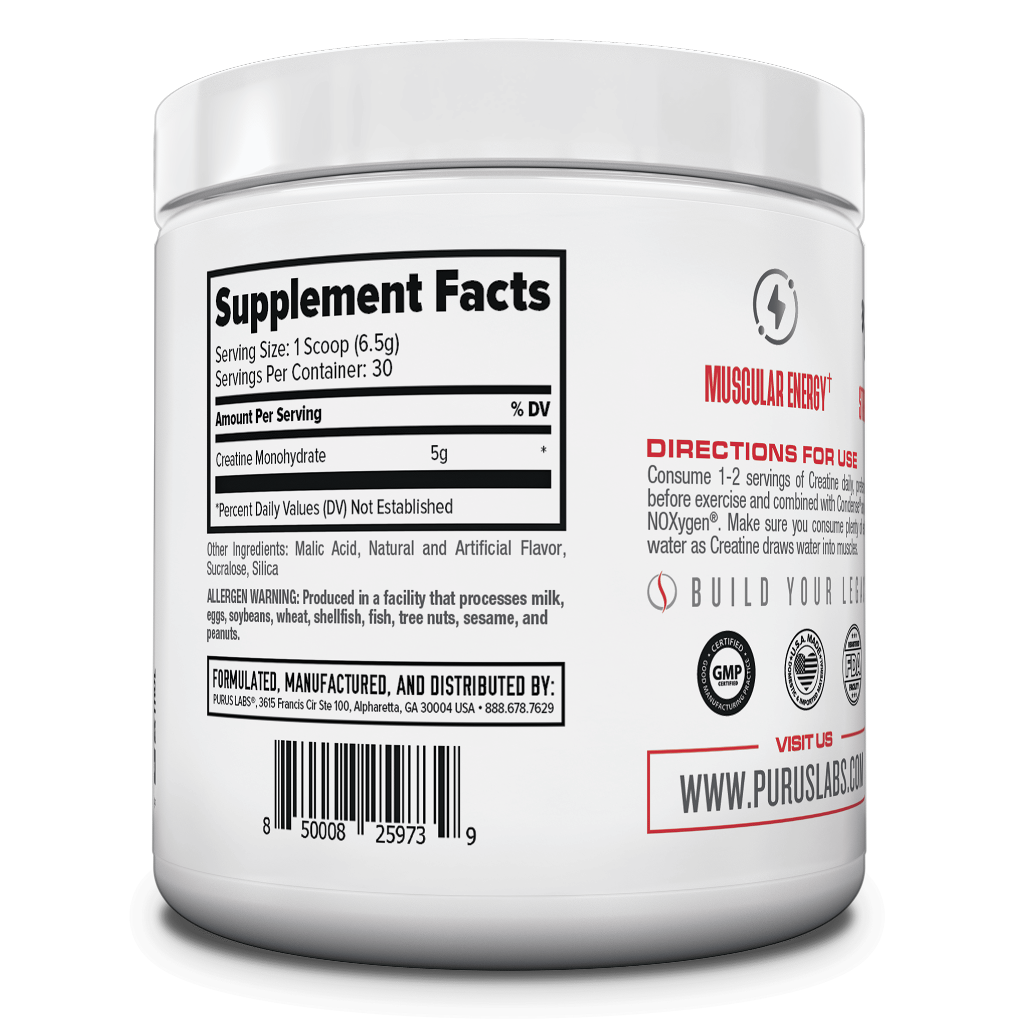 Creatine Supplement Purus Labs