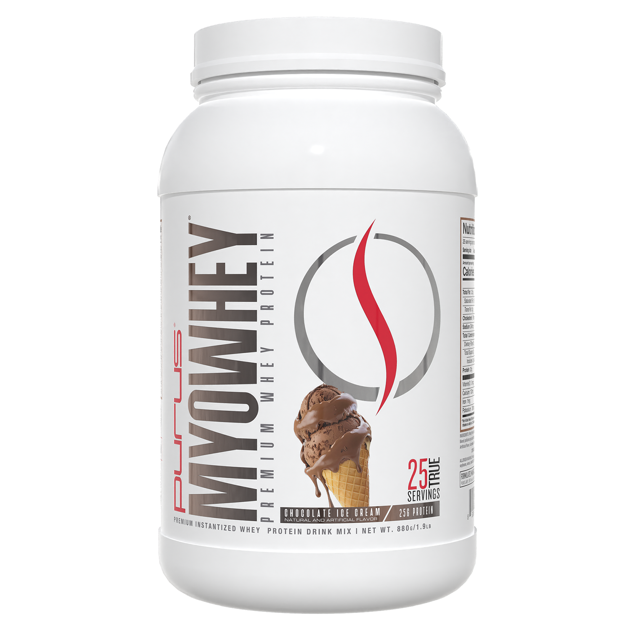 MyoWhey Supplement Purus Labs 2lb - Chocolate Ice Cream