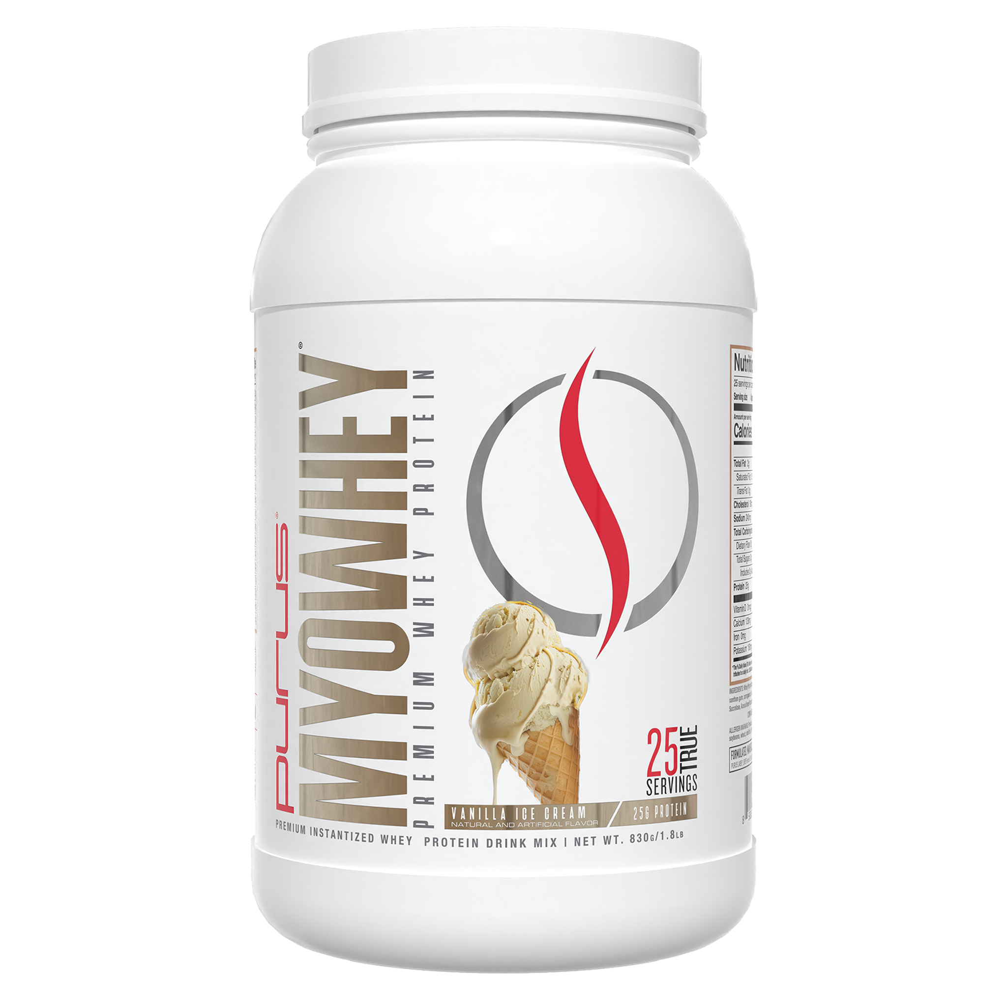 MyoWhey Supplement Purus Labs 2lb - Vanilla Ice Cream
