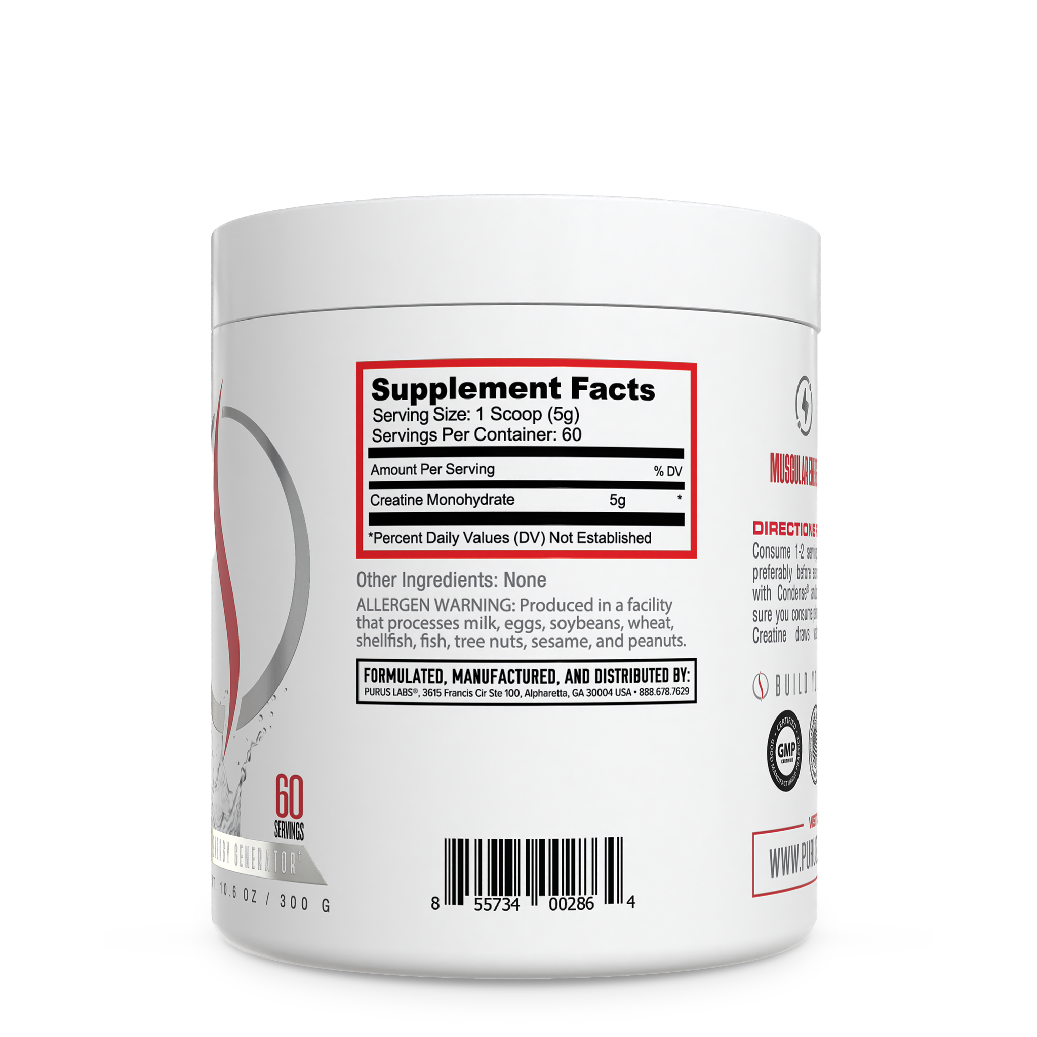 Creatine Supplement Purus Labs