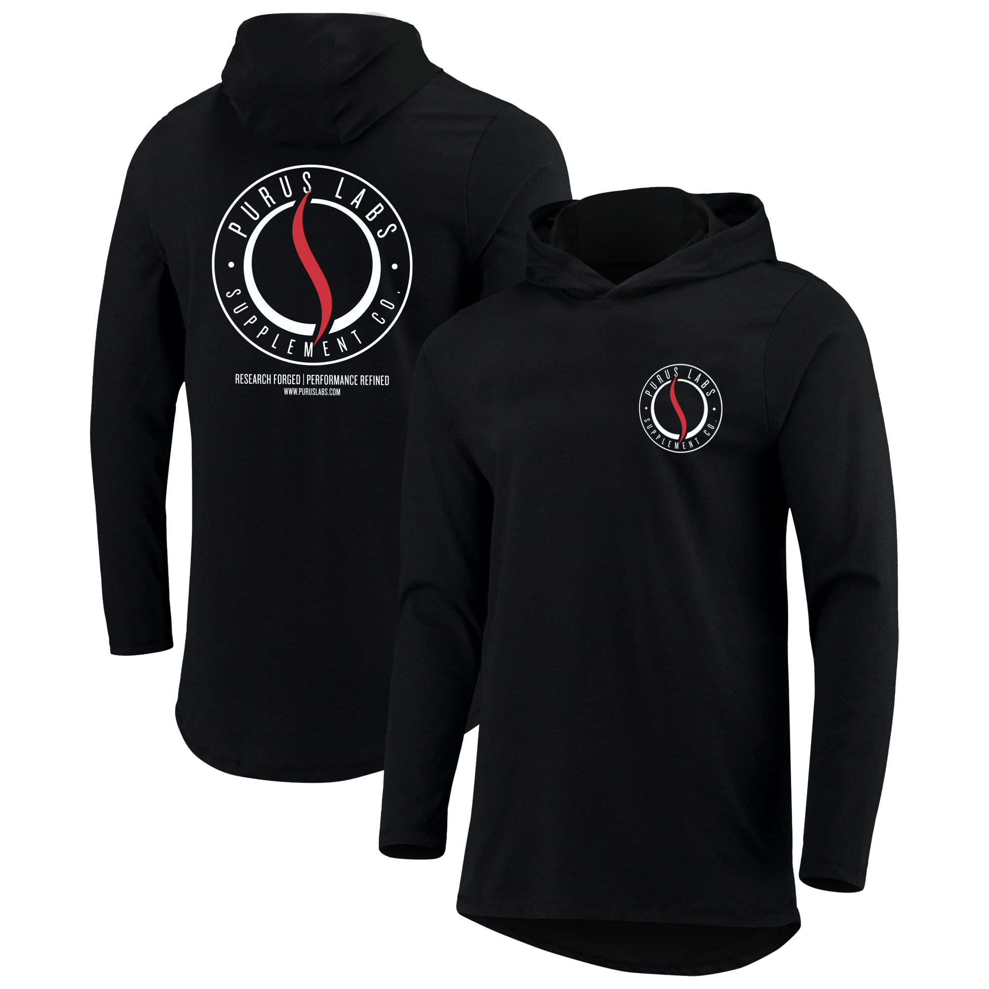 Hooded Long Sleeve T-Shirt Purus Labs