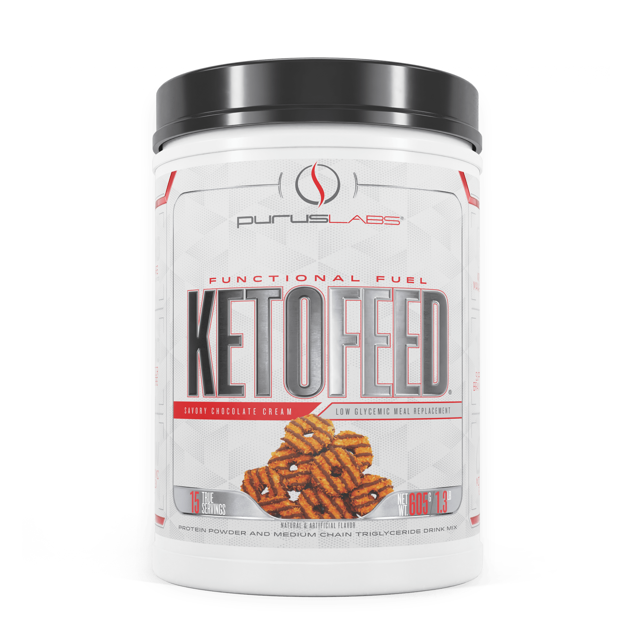 KetoFeed® Protein Supplement Purus Labs Savory Chocolate Cream