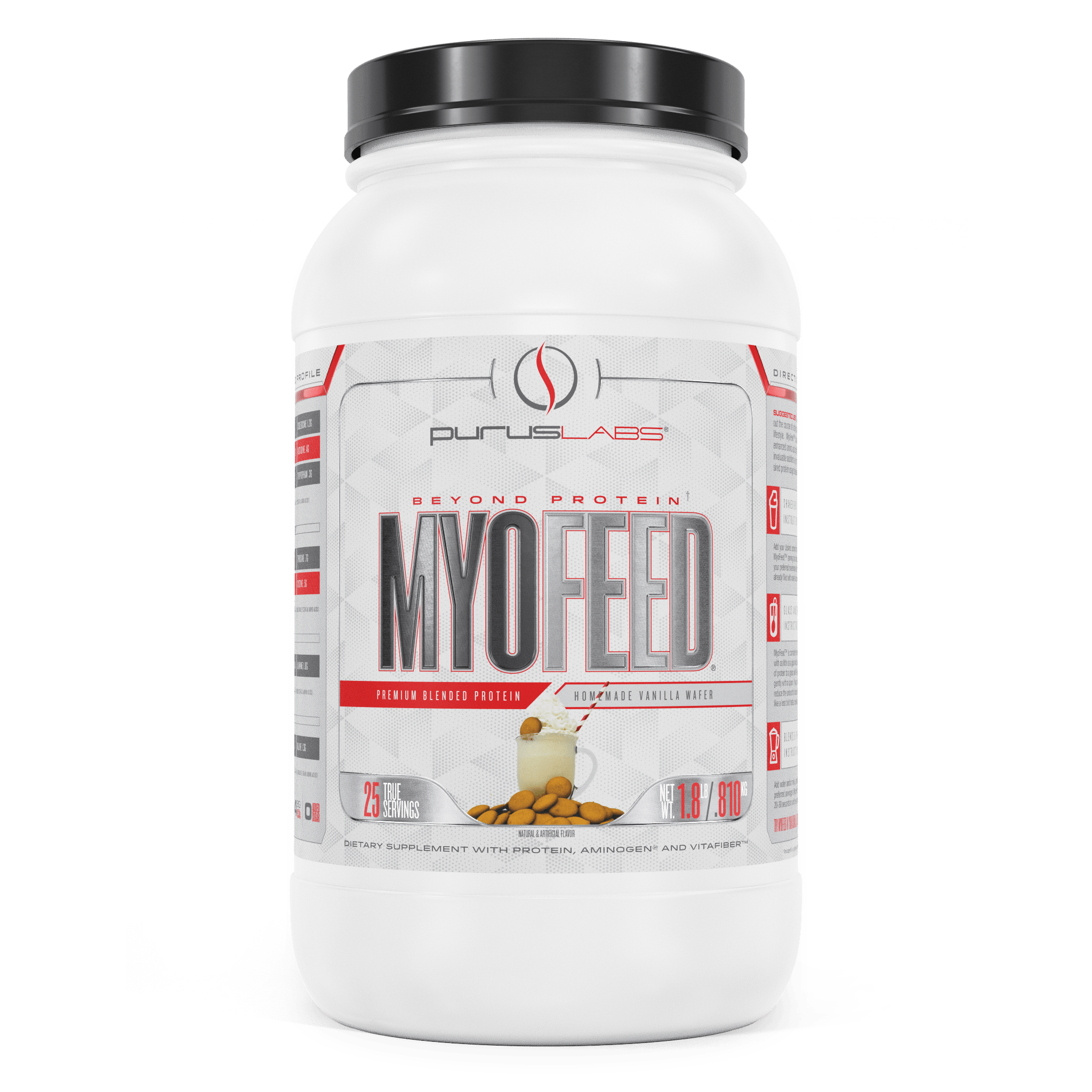 Myofeed Protein 2lb Supplement Purus Labs Homemade Vanilla Wafer