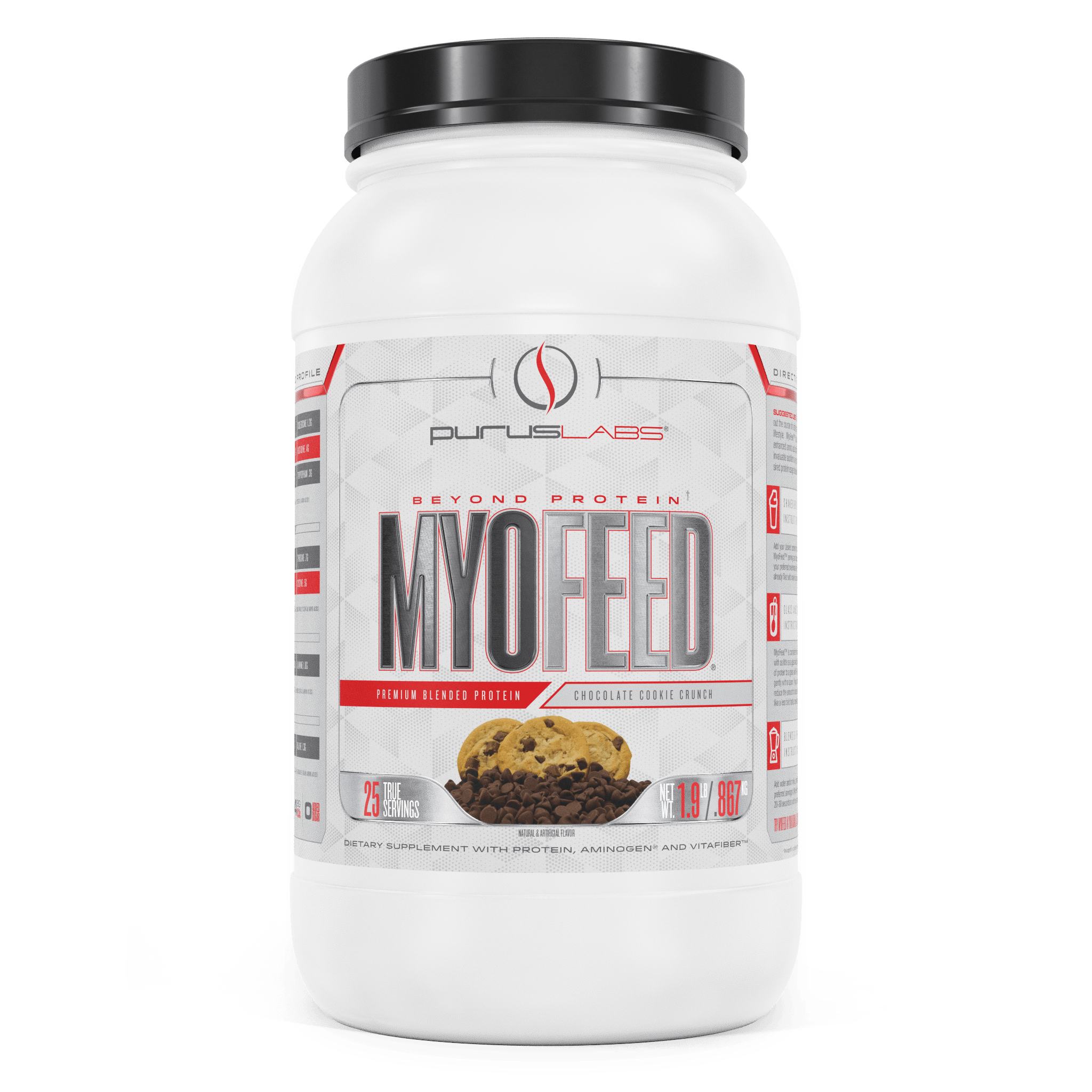 Myofeed Protein 2lb Supplement Purus Labs Chocolate Cookie Crunch