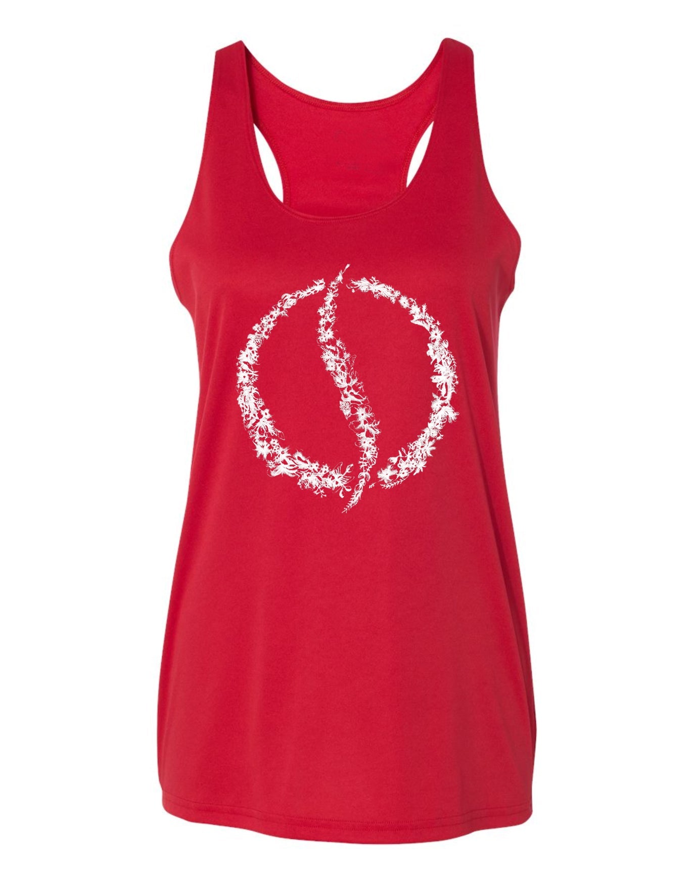 Women's Red Floral Tank Purus Labs