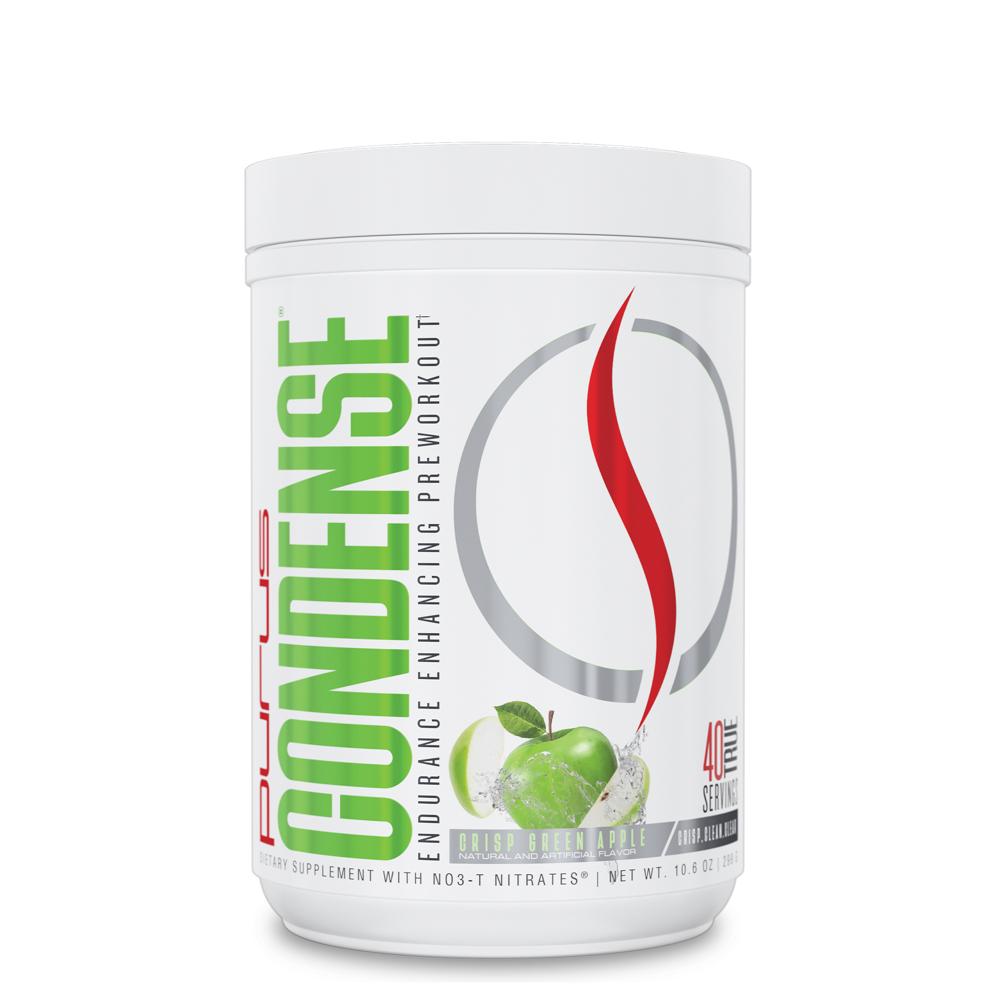 ConDense Pre Workout Supplement Purus Labs Crisp Green Apple  