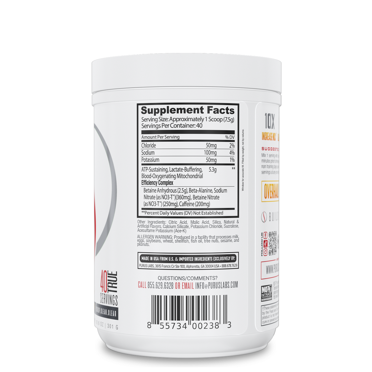 Purus Labs Purus Labs® ConDense Pre Workout – nitric oxide p