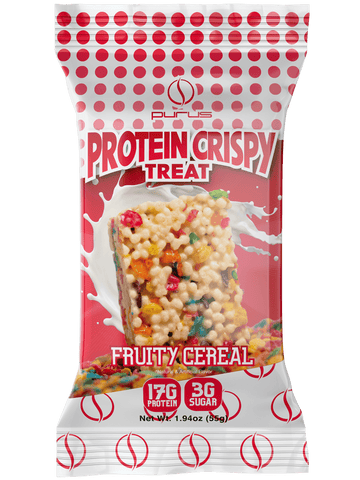 Individual Protein Crispy Treat  Purus Labs Fruity Cereal  