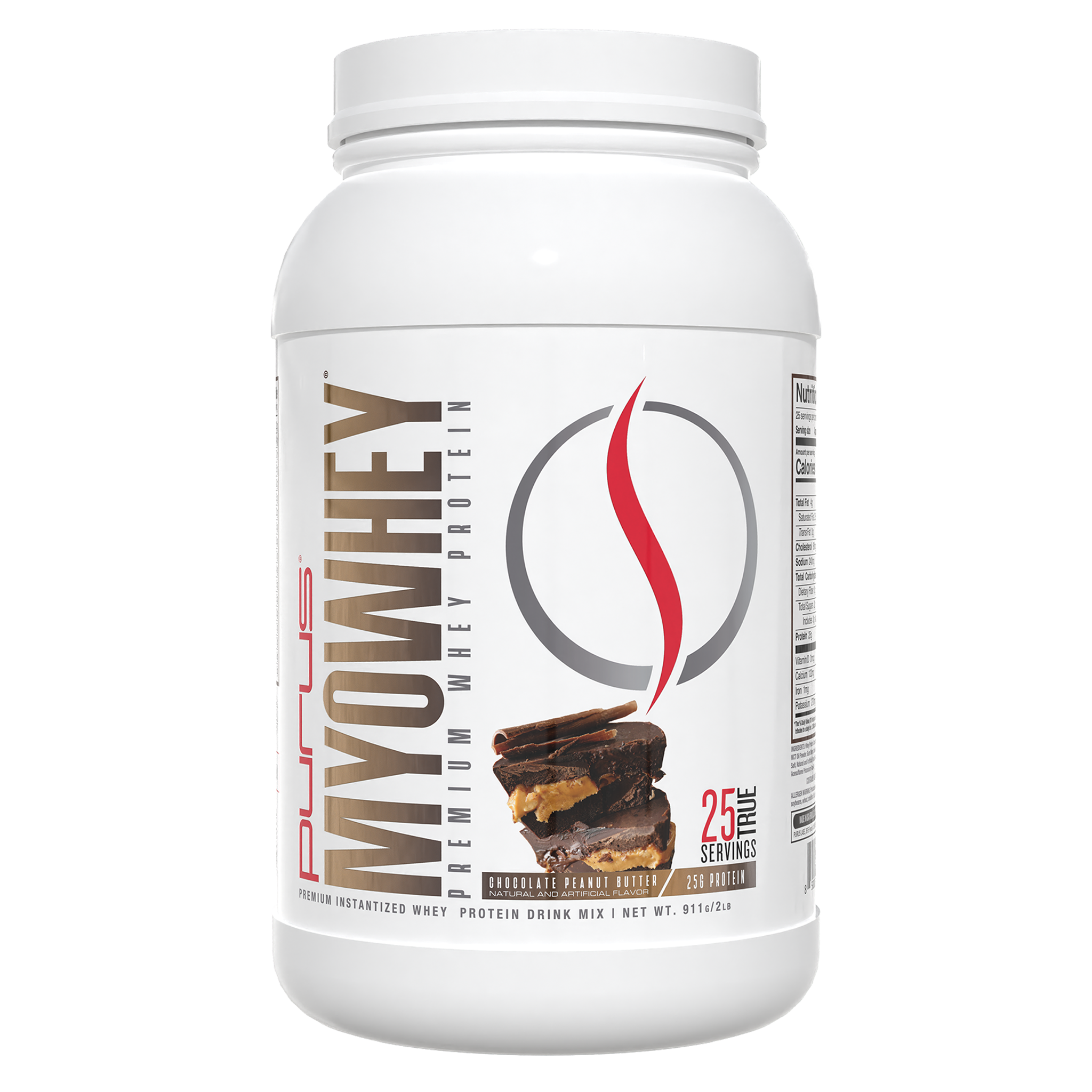 MyoWhey Supplement Purus Labs 2lb - Chocolate Peanut Butter