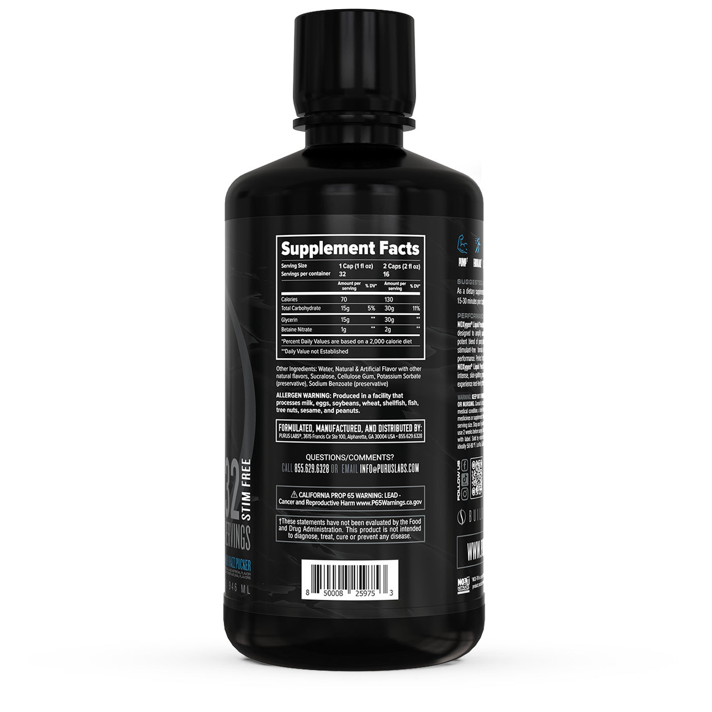 NOXygen Black Liquid Pump Serum Purus Labs