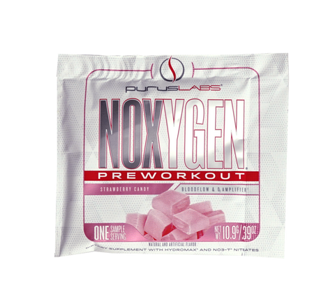 SAMPLES  Purus Labs NOXygen Pre Workout - Strawberry Candy  