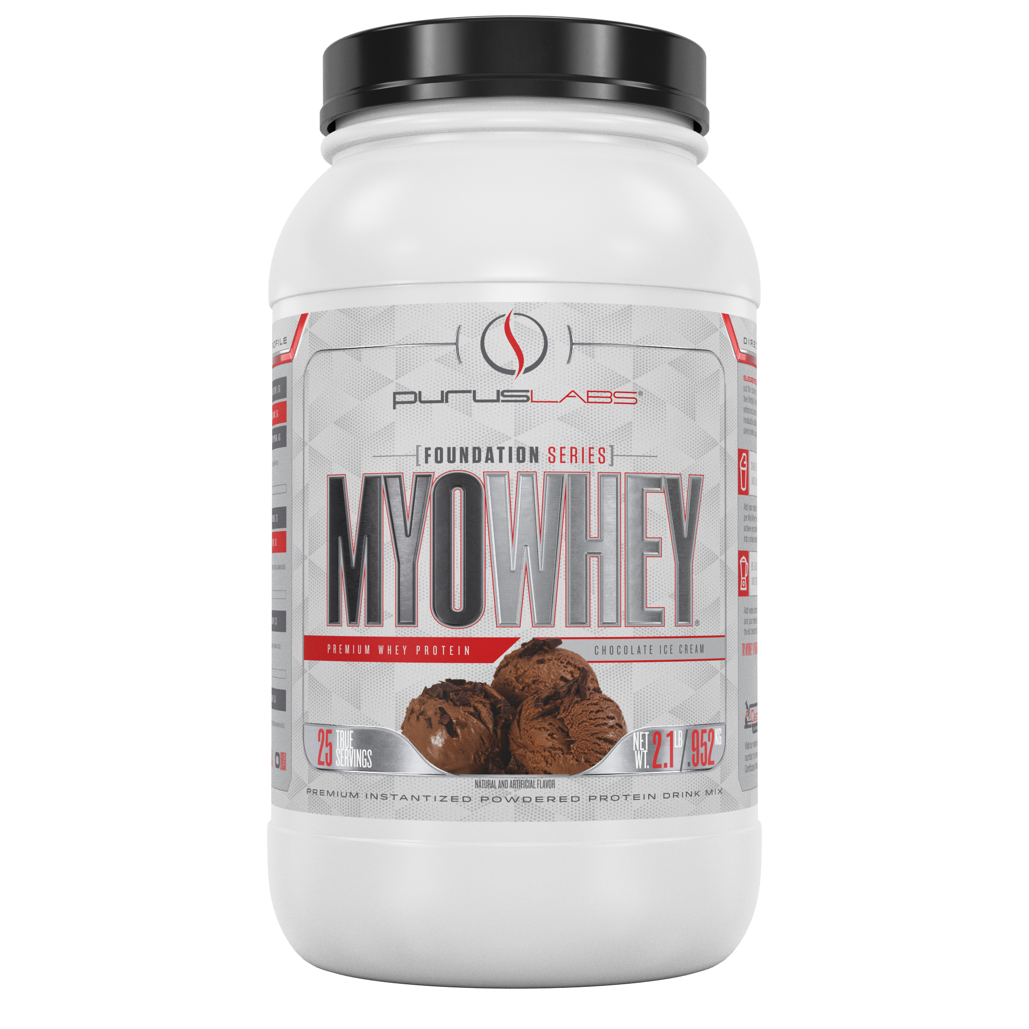 MyoWhey Supplement Purus Labs 2lb - Chocolate Ice Cream  