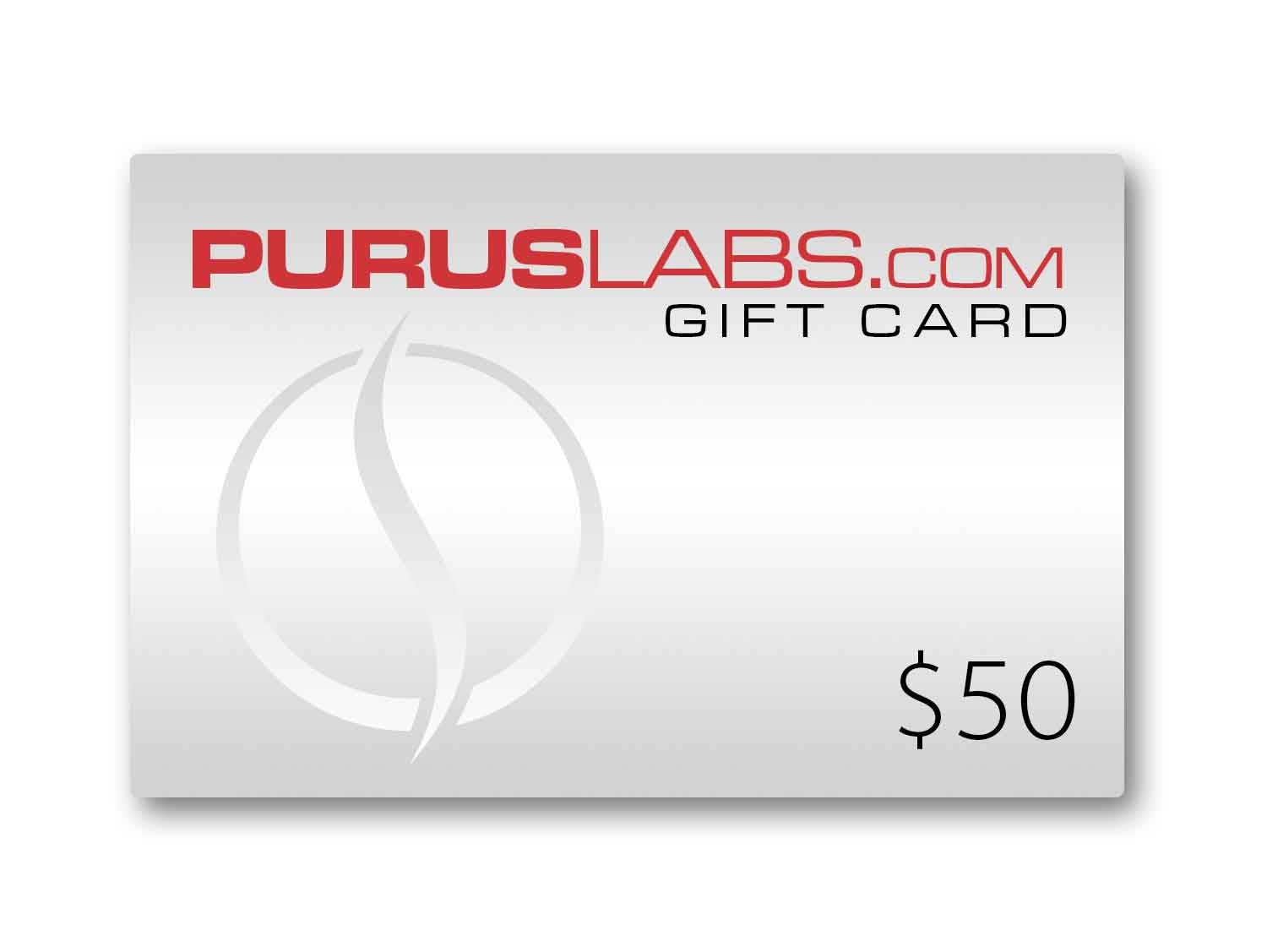 Gift Card Gift Cards Purus Labs $50.00  