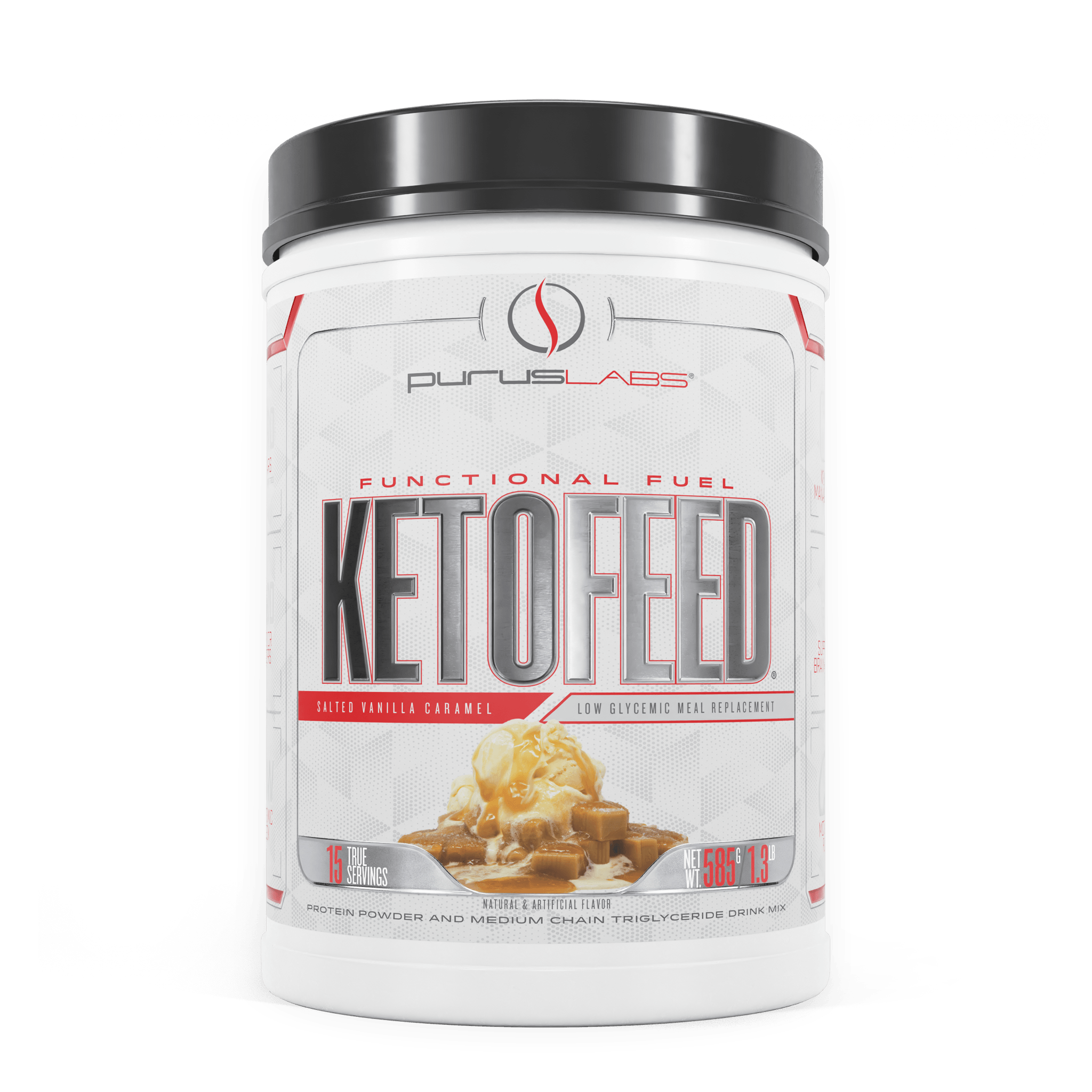 KetoFeed® Protein Supplement Purus Labs Salted Vanilla Caramel  