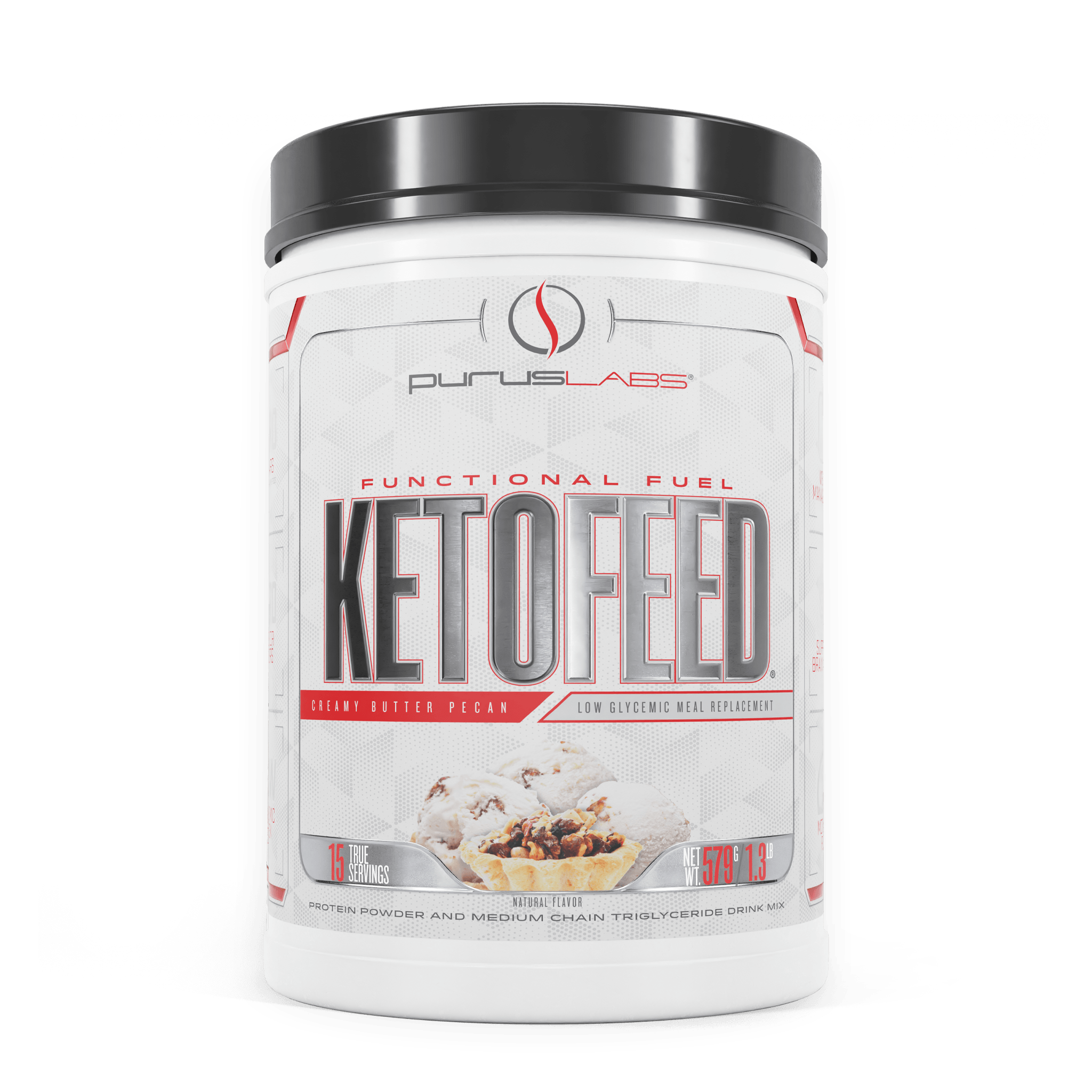 KetoFeed® Protein Supplement Purus Labs Creamy Butter Pecan  